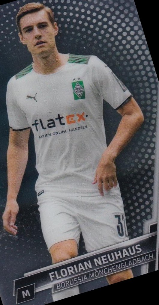 Florian Neuhaus 2021 Topps Chrome Bundesliga 77
