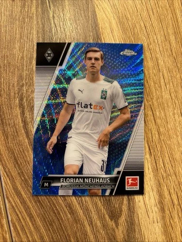 Florian Neuhaus 2021 Topps Chrome Bundesliga Blue /150