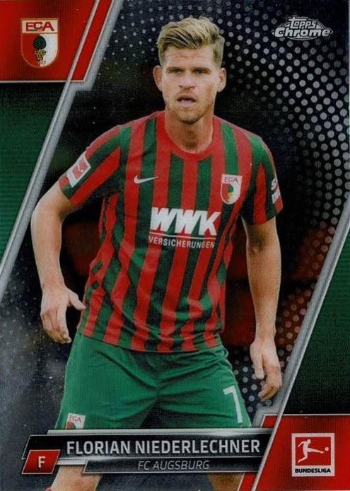 Florian Niederlechner 2021 Topps Chrome Bundesliga 6