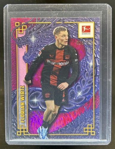 Florian Wirtz 2023 Topps Bundesliga Dragonheart Rosa /100