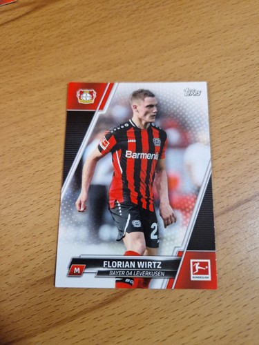 Florian Wirtz 2021 Topps Bundesliga Flagship Red