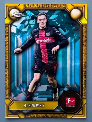 Florian Wirtz 2023 Topps Bundesliga Gold /50
