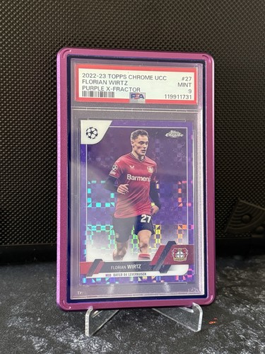 Florian Wirtz 2022 Topps Bundesliga Purple X-Fractor 3/3
