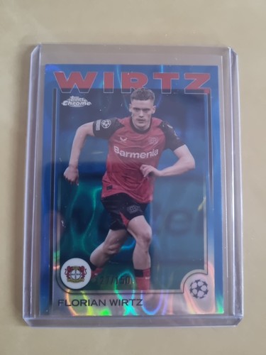 Florian Wirtz 2025 Topps Champions League Sapphire Refractor /150