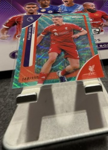 Florian Wirtz 2025 Topps Chrome Aqua Refractor /199