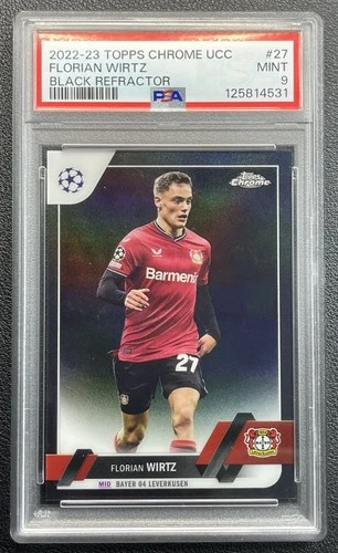 Florian Wirtz 2023 Topps Chrome Black Refractor /10