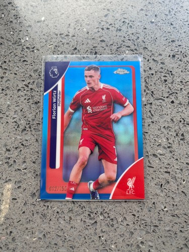 Florian Wirtz 2026 Topps Chrome Blue /150