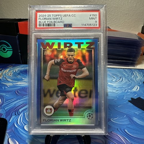 Florian Wirtz 2024 Topps Chrome Blue Foilboard /125