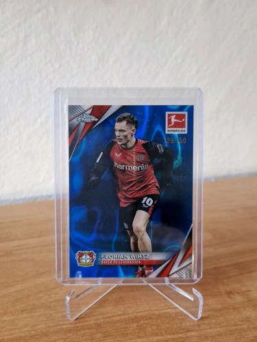 Florian Wirtz 2024 Topps Chrome Blue Lava /150