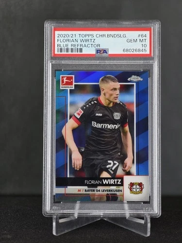 Florian Wirtz 2020 Topps Chrome Blue Refractor /150