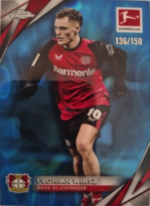 Florian Wirtz 2025 Topps Chrome Bundesliga 136/150