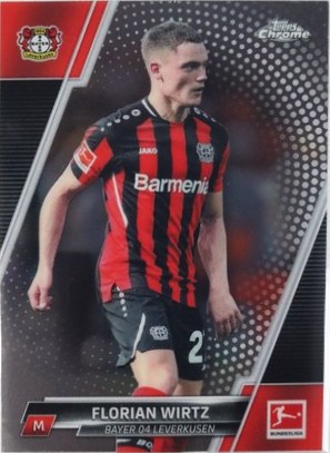 Florian Wirtz 2021 Topps Chrome Bundesliga