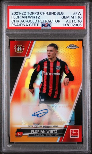 Florian Wirtz 2021 Topps Chrome Bundesliga 32/50