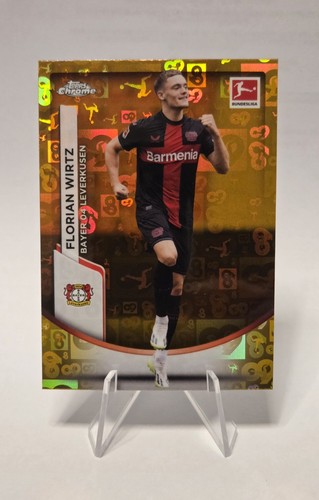 Florian Wirtz 2024 Topps Chrome Bundesliga Gold