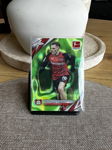 Florian Wirtz 2024 Topps Chrome Bundesliga Lava Verde /250