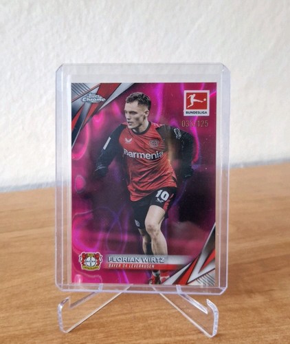 Florian Wirtz 2024 Topps Chrome Bundesliga Magenta /125
