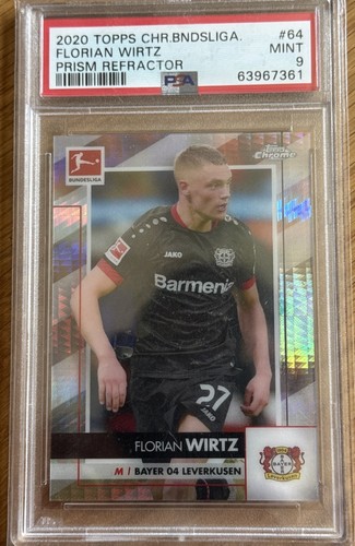 Florian Wirtz 2020 Topps Chrome Bundesliga Prism Refractor /199