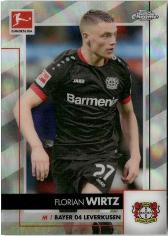 Florian Wirtz 2021 Topps Chrome Bundesliga Refractor
