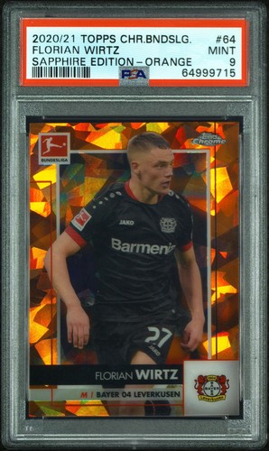 Florian Wirtz 2020 Topps Chrome Bundesliga Sapphire /125