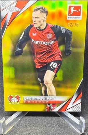 Florian Wirtz 2024 Panini Chrome Bundesliga Yellow /75
