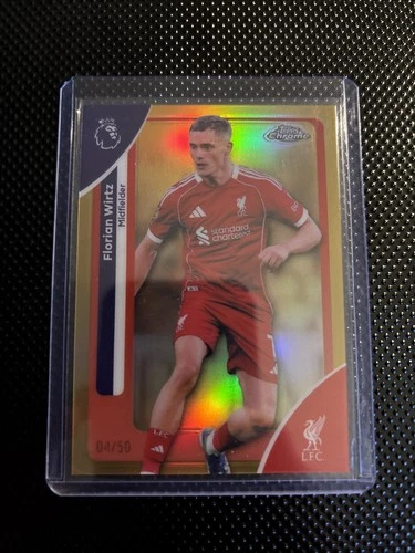 Florian Wirtz 2026 Topps Chrome Gold /50