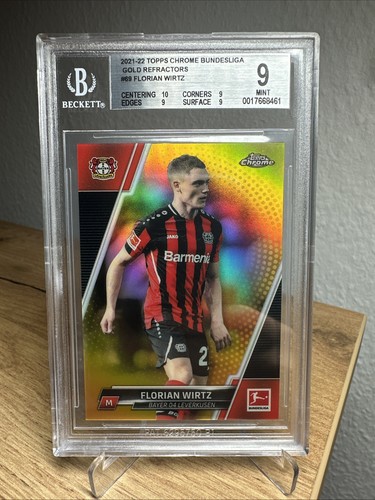 Florian Wirtz 2021 Topps Chrome Gold Refractor /50