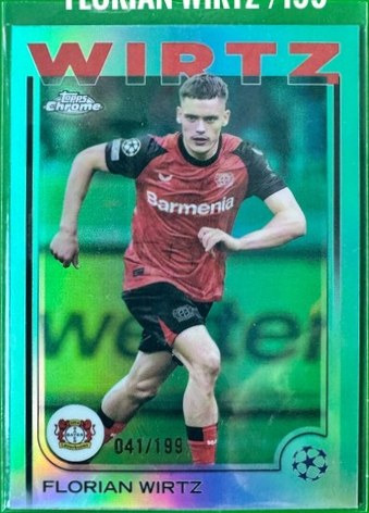 Florian Wirtz 2024 Topps Chrome Green /199
