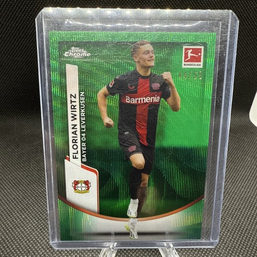 Florian Wirtz 2023 Topps Chrome Green Hyper /99