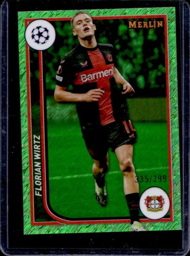 Florian Wirtz 2023 Topps Chrome Green Refractor /399