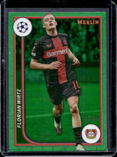 Florian Wirtz 2023 Topps Chrome Green Refractor /99
