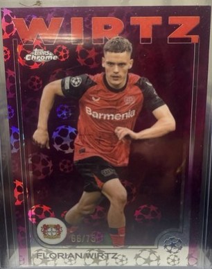 Florian Wirtz Topps Chrome Logofractor /75