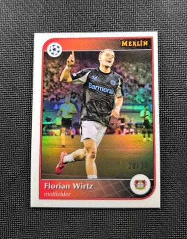 Florian Wirtz 2024 Topps Chrome Merlin Pearl Refractor /30
