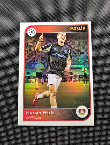 Florian Wirtz 2024 Topps Chrome Merlin Pearlescent Refractor /30
