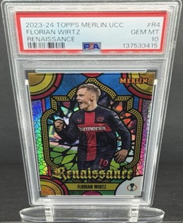 Florian Wirtz 2023 Topps Chrome Merlin UEFA