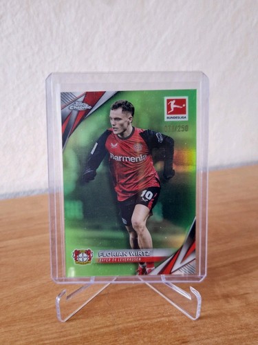 Florian Wirtz 2024 Topps Chrome Neon /250