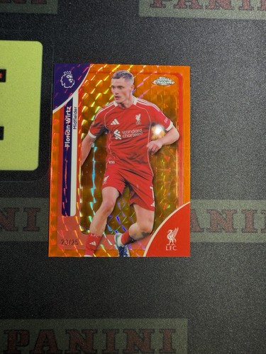 Florian Wirtz 2025 Topps Chrome Orange /25