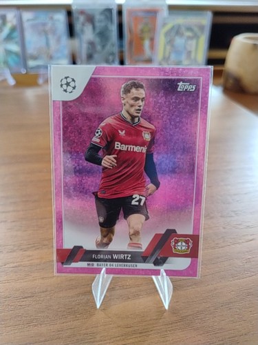 Florian Wirtz 2022 Topps Chrome Pink Shimmer