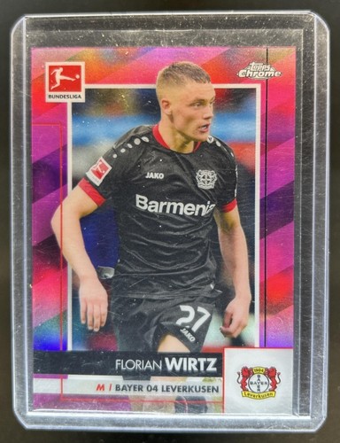 Florian Wirtz 2020 Topps Chrome Pink Shimmer /75