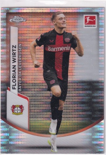 Florian Wirtz 2024 Topps Chrome Pulsar Refractor