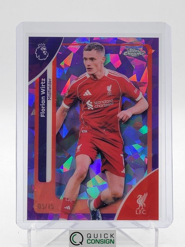 Florian Wirtz 2026 Topps Chrome Purple /15