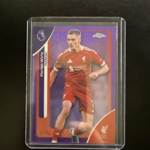 Florian Wirtz 2026 Topps Chrome Purple /75