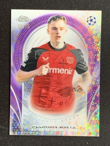 Florian Wirtz 2024 Topps Chrome Purple /75