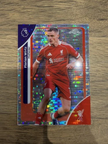 Florian Wirtz 2025 Topps Chrome Refractor