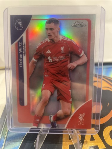 Florian Wirtz 2025 Topps Chrome Refractor