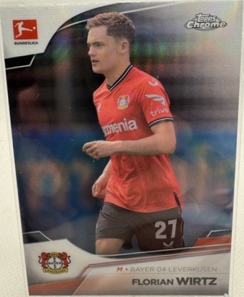 Florian Wirtz 2022 Topps Chrome Refractor