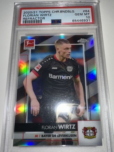 Florian Wirtz 2020 Topps Chrome Refractor