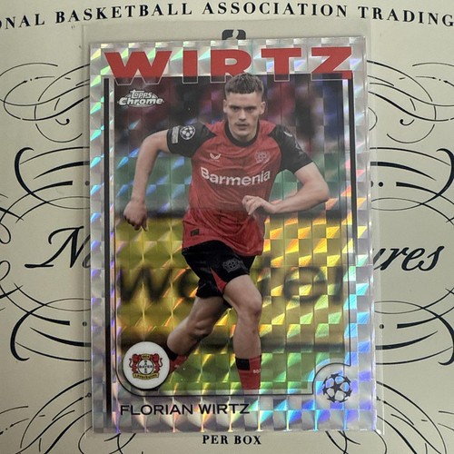 Florian Wirtz 2024 Topps Chrome Refractor