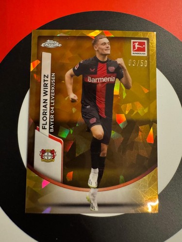 Florian Wirtz 2023 Topps Chrome Sapphire /50