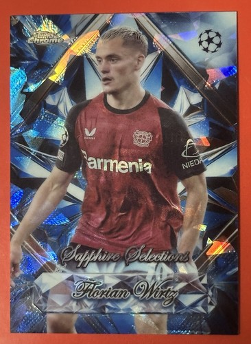 Florian Wirtz 2024 Topps Chrome Sapphire
