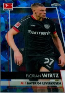 Florian Wirtz 2020 Topps Chrome Sapphire Edition